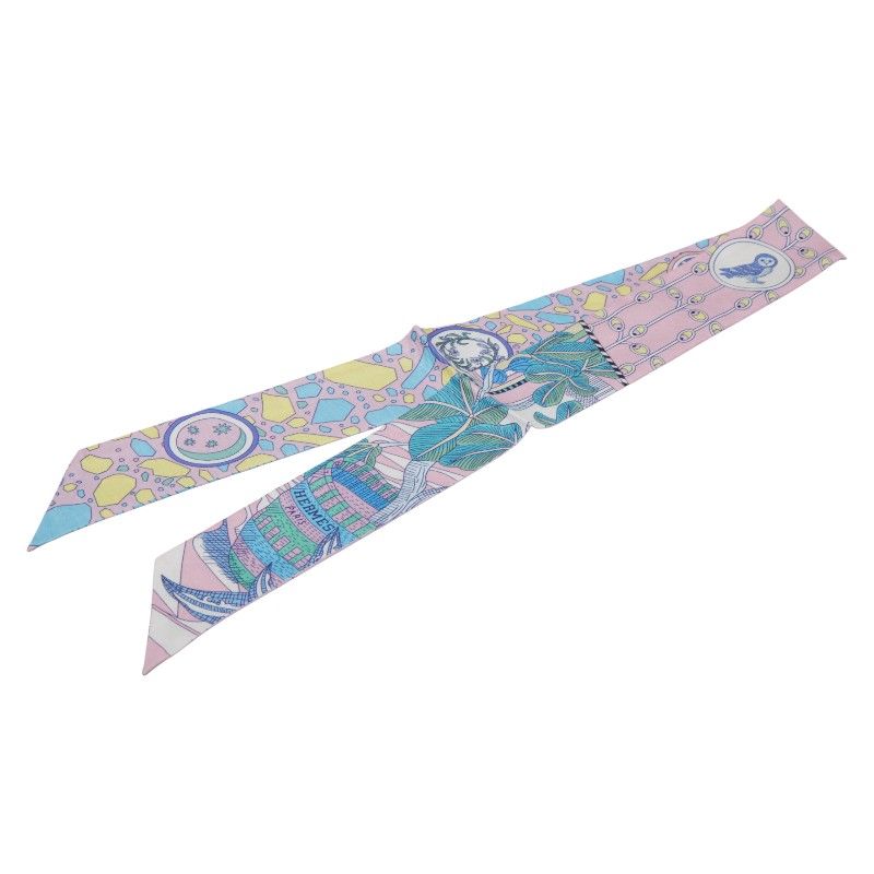 エルメス HERMES ツイリー　アマゾンのダンス HERMES エルメス スカーフ ツイリー アマゾンのダンス ベージュ