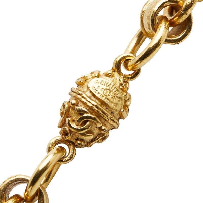 シャネル ココマーク ヴィンテージ ゴールド メッキ レディース CHANEL