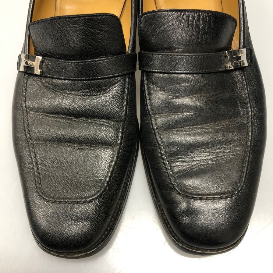 エルメス レザーローファー コンスタンス シルバー金具【AFC2】 - メルカリ