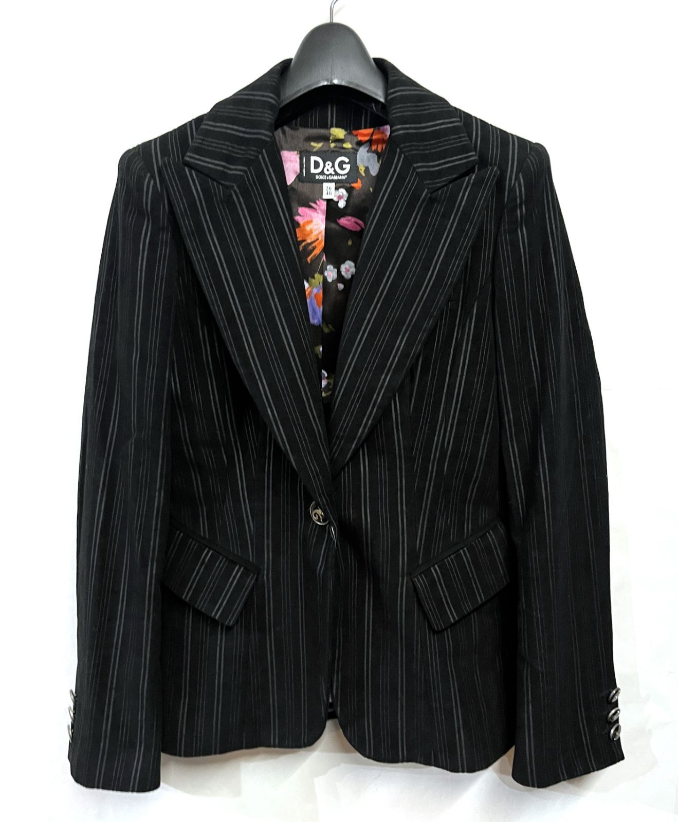D&G Dolce & Gabbana テーラードジャケット ストライプ ストライプ メンズ テーラードジャケット Dolce＆Gabbana ドルチェ