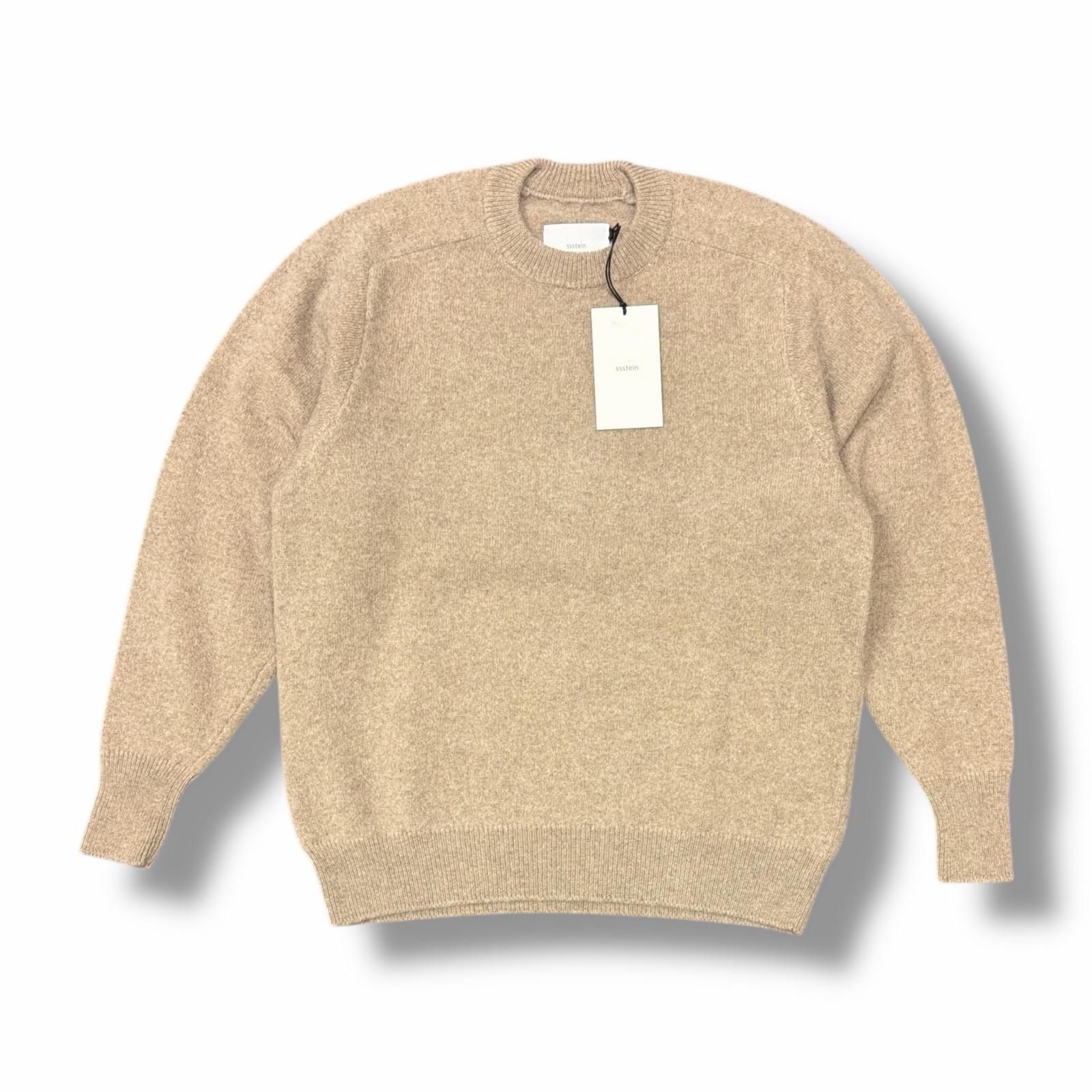 参考上代46,200円 未使用 stein(ssstein) 24AW FINE ALPACA KNIT CREW NECK LS ファインアルパカクルーネックニット シュタイン ST.993 ベージュ S （5082M） 参考上代46,200円 未使用 stein(ssstein) 24AW FINE ALPACA KNIT CREW