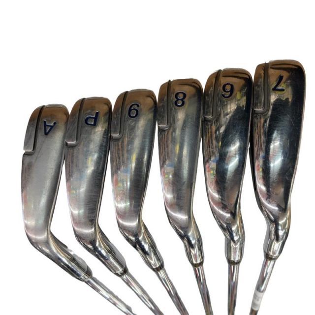 中古】 朝日ゴルフ METAL FACTORY T2 6S アイアンセット IR 純正特注