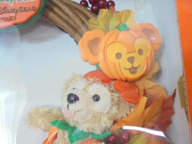 ディズニー　ハロウィン　ダッフィ　リース　マスコット　写真立て　セット ディズニー ハロウィン ダッフィ リース マスコット 写真立て セット