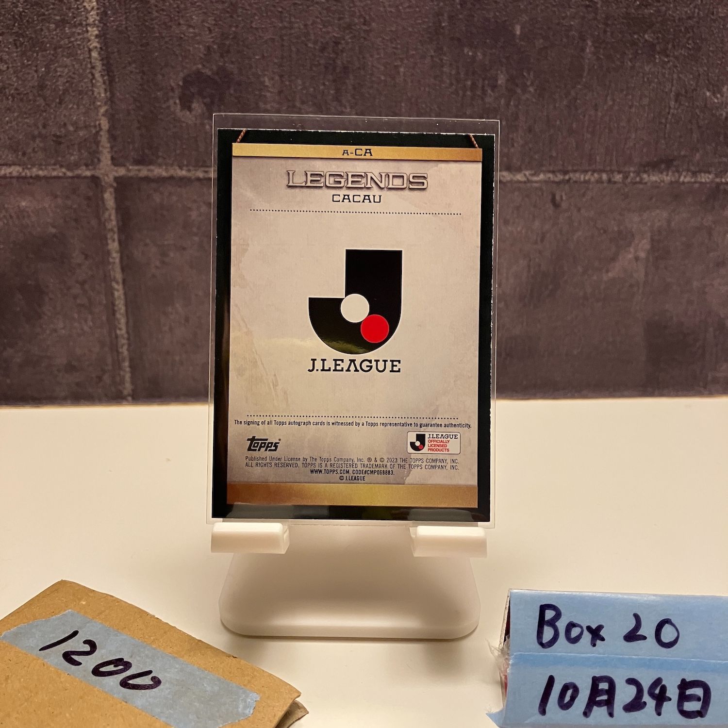 2023 Topps Jリーグ Cacau 直筆サインカード Cerezo Osaka Legends