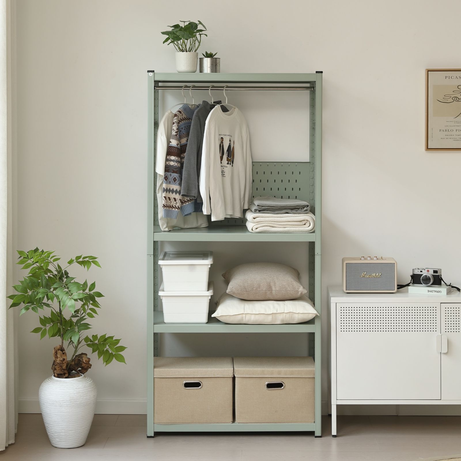 本物 新作発表タイムセール！スチール製可動ラック【タイプ B】 大容量