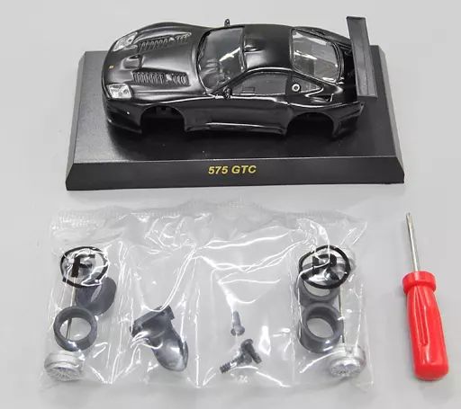 中古】ミニカー 1/64 Ferrari 575 GTC(ブラック) 「フェラーリ