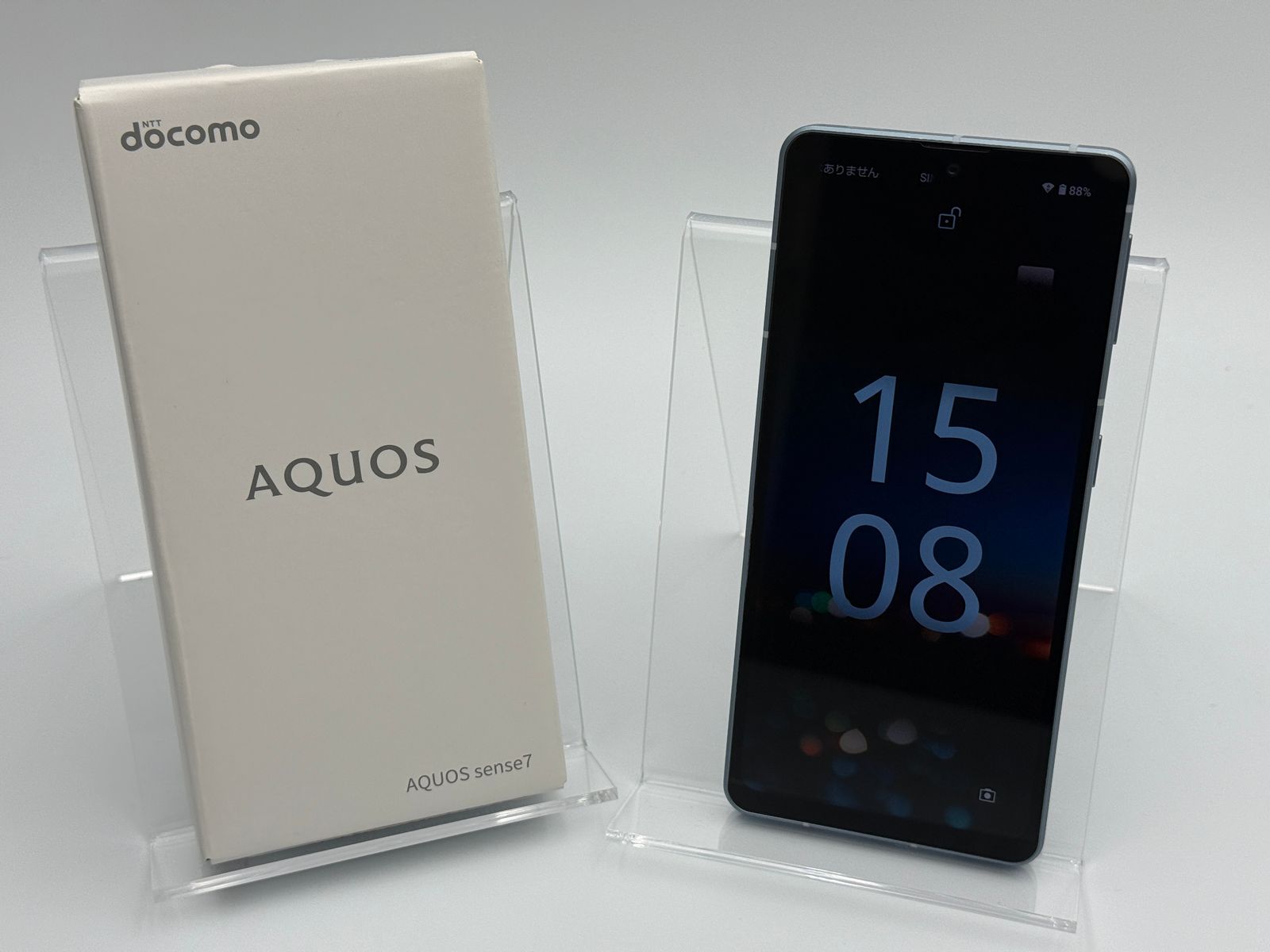 中古A】AQUOS sense7 SH-53C ブルー バッテリー【80％以上】 SIMフリー