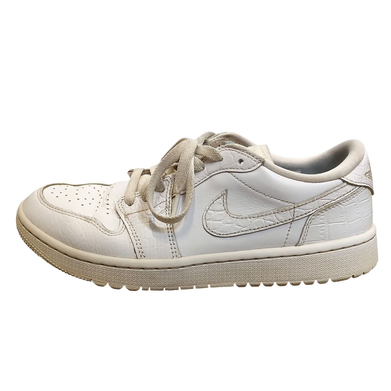 シューズ(男性用) AirJordan1 Low Golf White Crocodile Skin NIKE ナイキ Air Jordan 1 Low Golf White Crocodile Skin エア