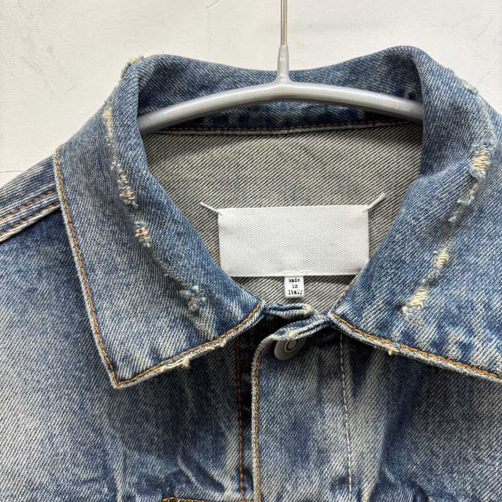 メゾンマルジェラ 23AW デニムジャケット ライトブルー イタリア製 メゾンマルジェラ 23AW デニムジャケット ライトブルー イタリア製