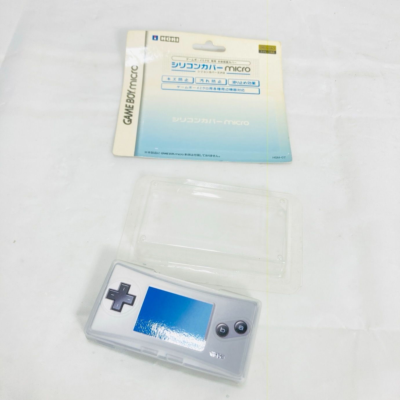 未使用 ホリ ゲームボーイミクロ ラバージャケット シリコンカバー GBM