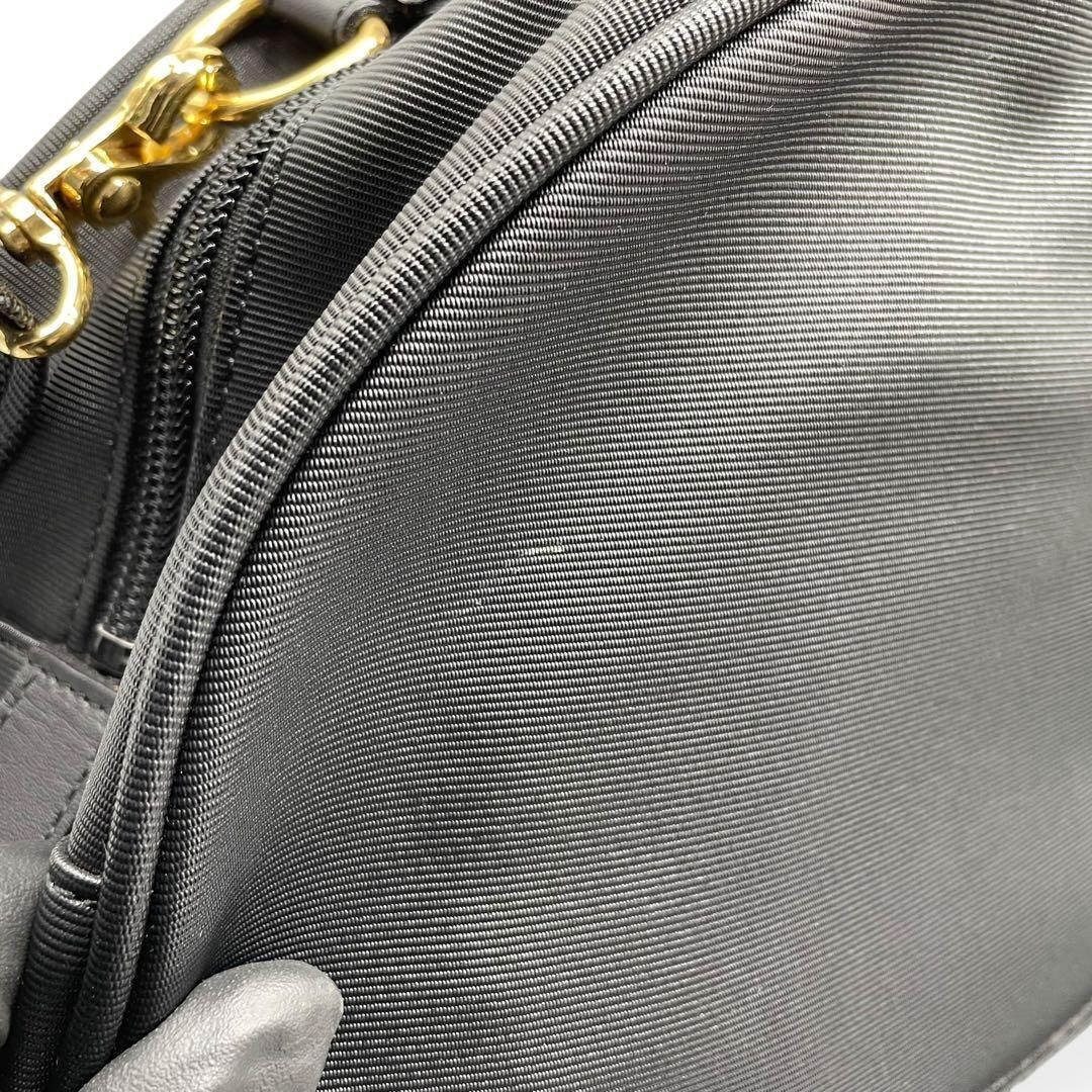 美品 希少 GIANNNI VERSACE 2way ショルダーバッグ ブラック 【公式通販】