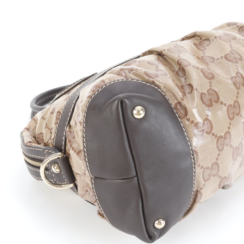 みずきちグッチ GG クリスタル コーティング ハンド トートバッグ