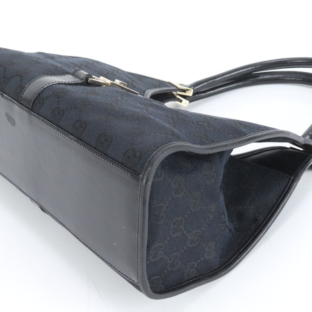 極美品 グッチ ジャッキー GGキャンバス 002-1067 レザー ショルダー