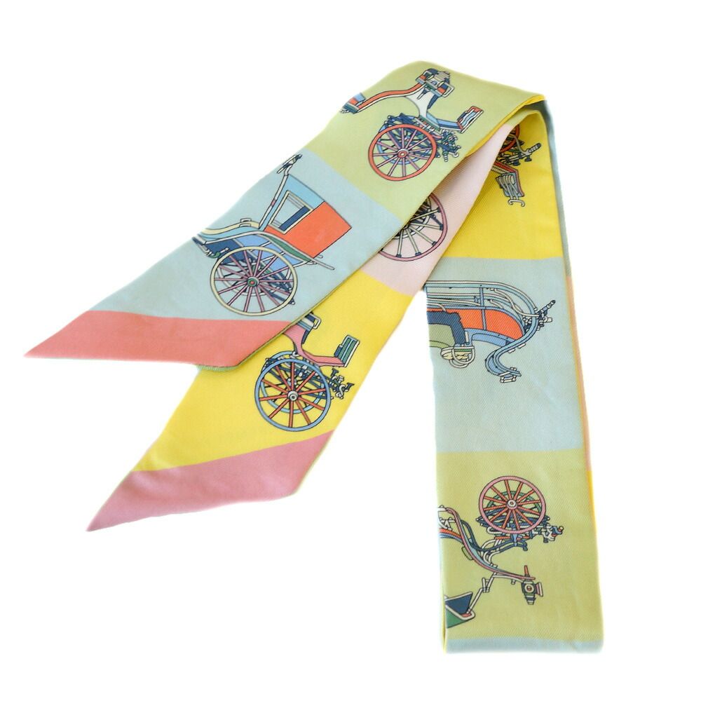 栄】エルメス ツイリー 精巧な馬車 Voitures Exquises スカーフ