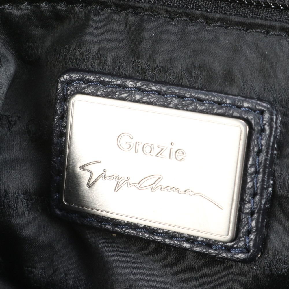 美品 ジョルジオ アルマーニ レザー 2WAY ボストン バッグ 斜め掛け