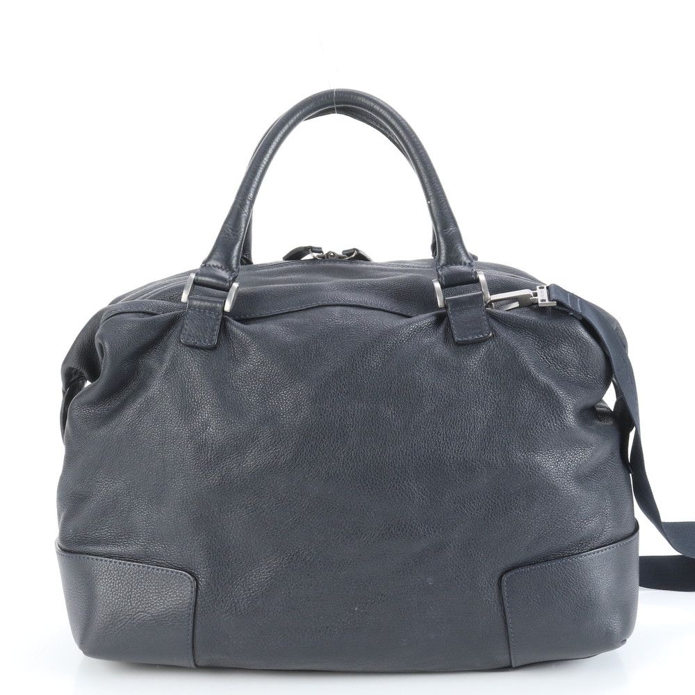 美品 ジョルジオ アルマーニ レザー 2WAY ボストン バッグ 斜め掛け