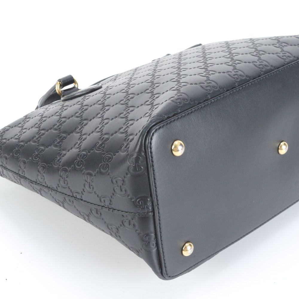 ✨極美品✨GUCCI グッチ　グッチシマ　ハンドバッグ　ブラック　428226 極美品 グッチ グッチシマ 428226 レザー ハンドバッグ トート 本革