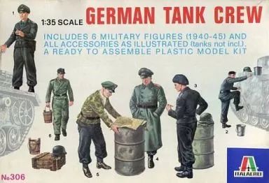 中古】プラモデル 1/35 ドイツ戦車兵(6体セット) [306] - メルカリ