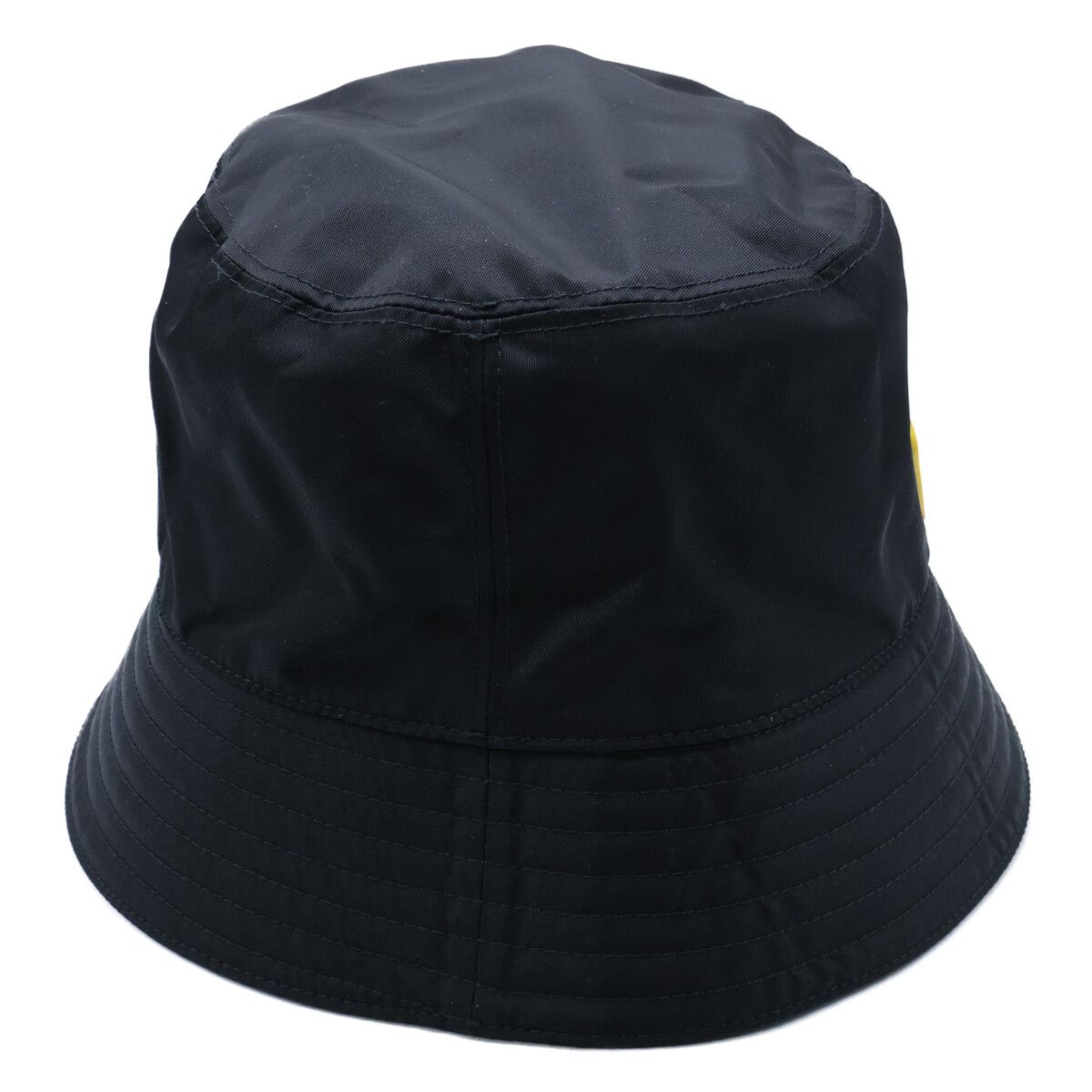 PRADA プラダ トライアングルロゴ ナイロン/ラバー バケットハット M