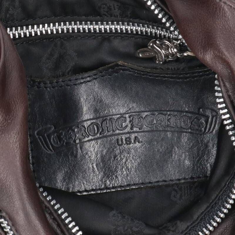 クロムハーツ F-SLINGER/Fスリンガー フラップボタンレザーショルダー