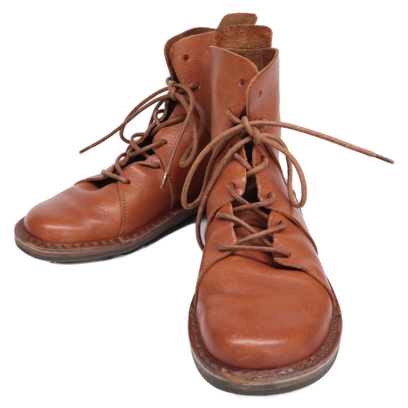 trippen トリッペン NOMAD ノマド レザー レースアップブーツ/ 36