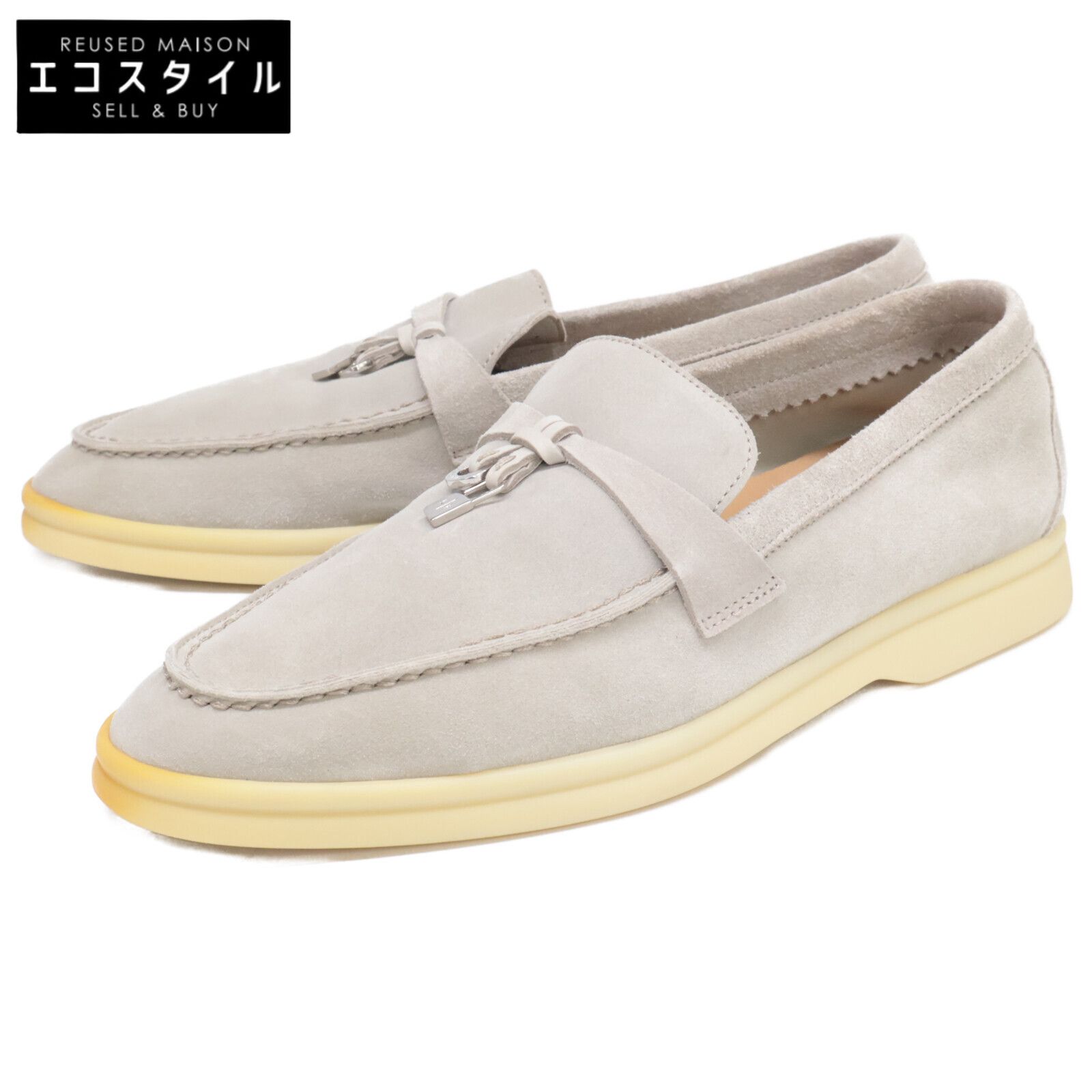 Loro Piana ロロピアーナ I38584 スエード サマー・チャーム モカシン