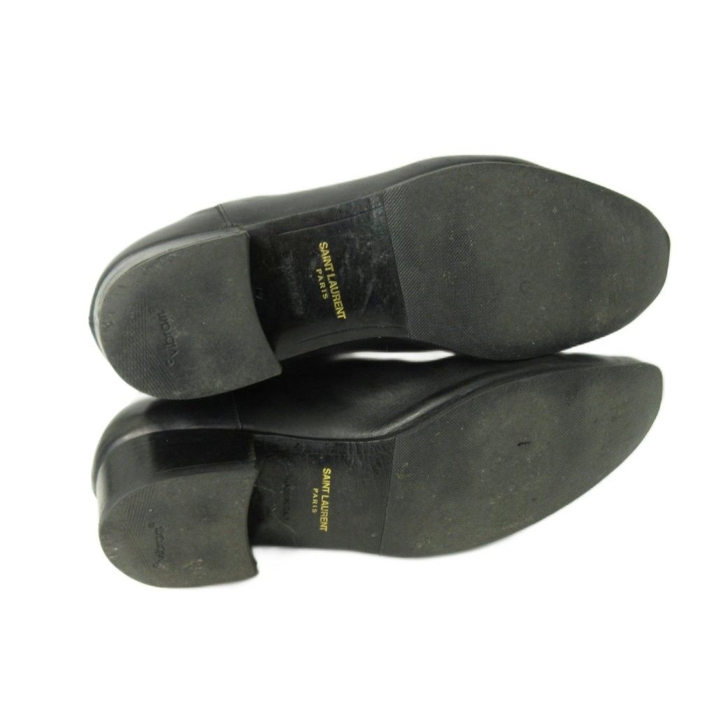 サンローラン パリ SAINT LAURENT PARIS サイドゴア ブーツ レザー 黒