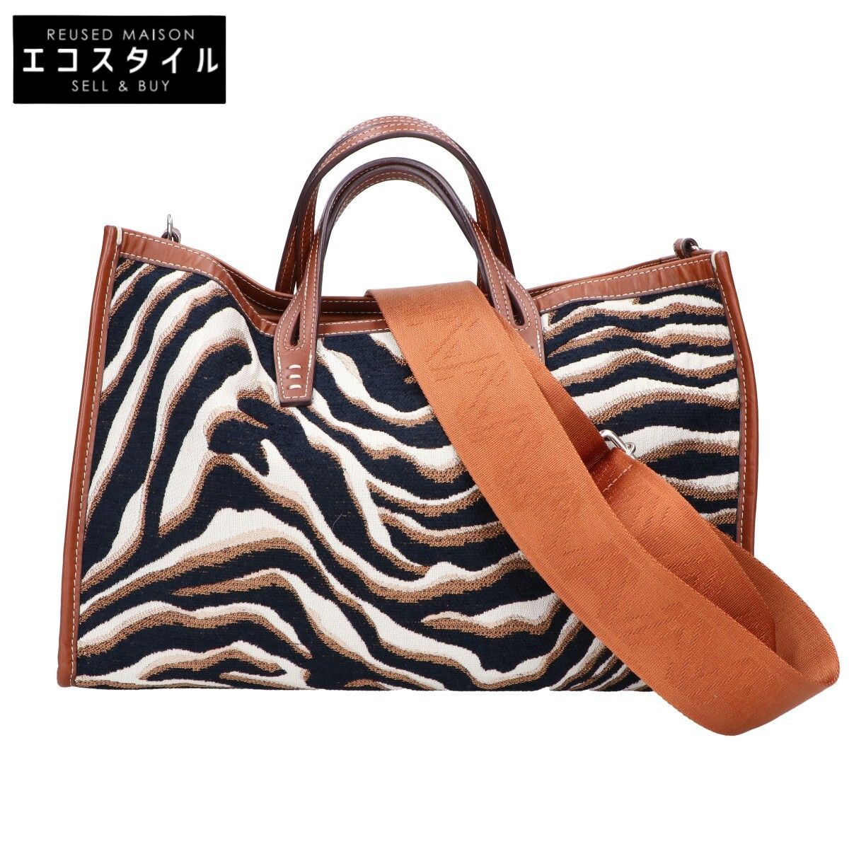 A VACATION アヴァケーション BREAD M ZEBRA ゼブラ柄 2WAYショルダー