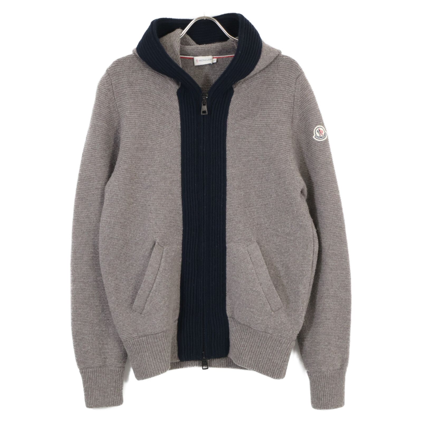 モンクレール MONCLER ニットカーディガン　マリオーネ トリコ ネイビー MONCLER モンクレール MAGLIONE TORICOT CARDIGAN マリオーネ ニット