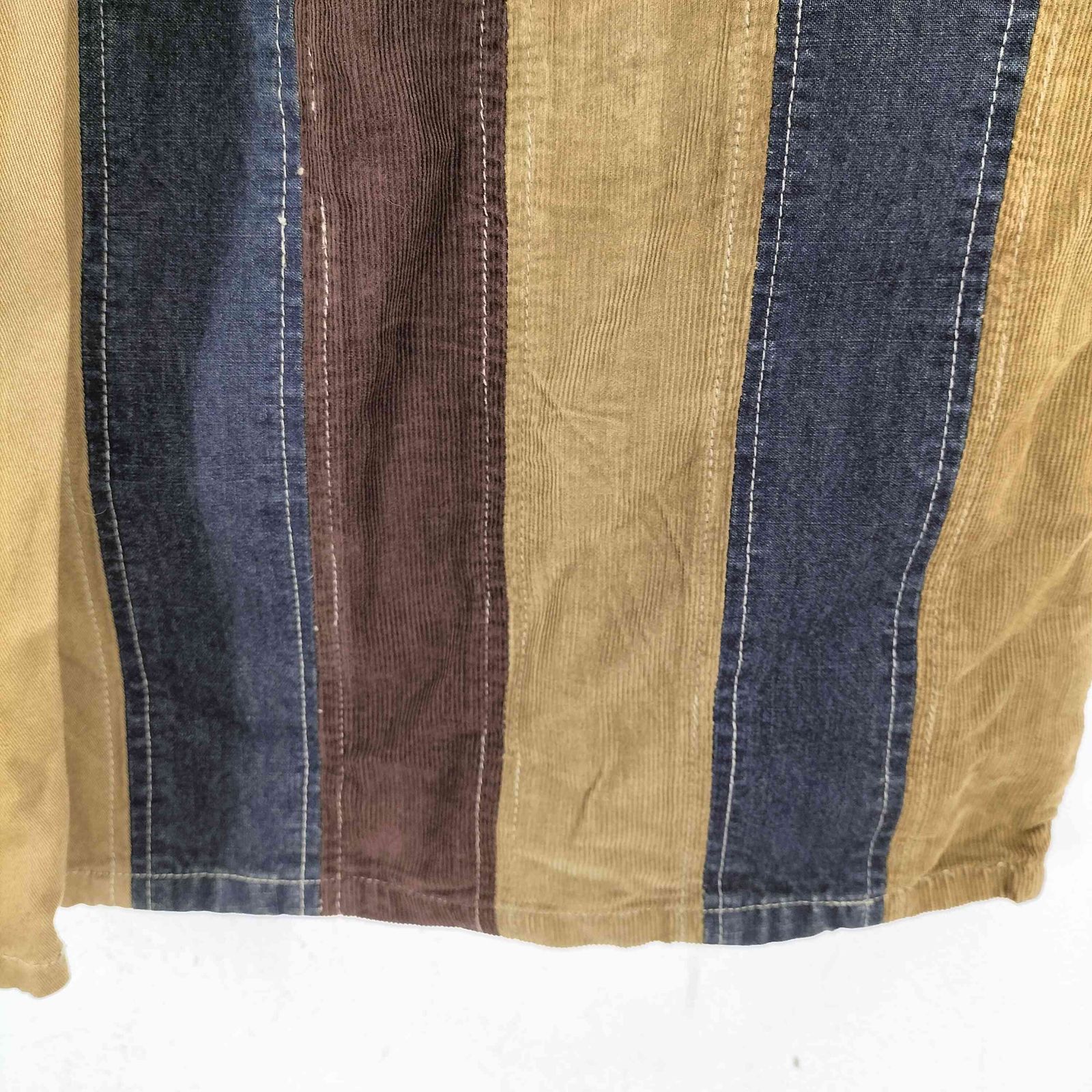 ユーズドフルギ USED古着 パッチワークワイドパンツ import メンズ 36