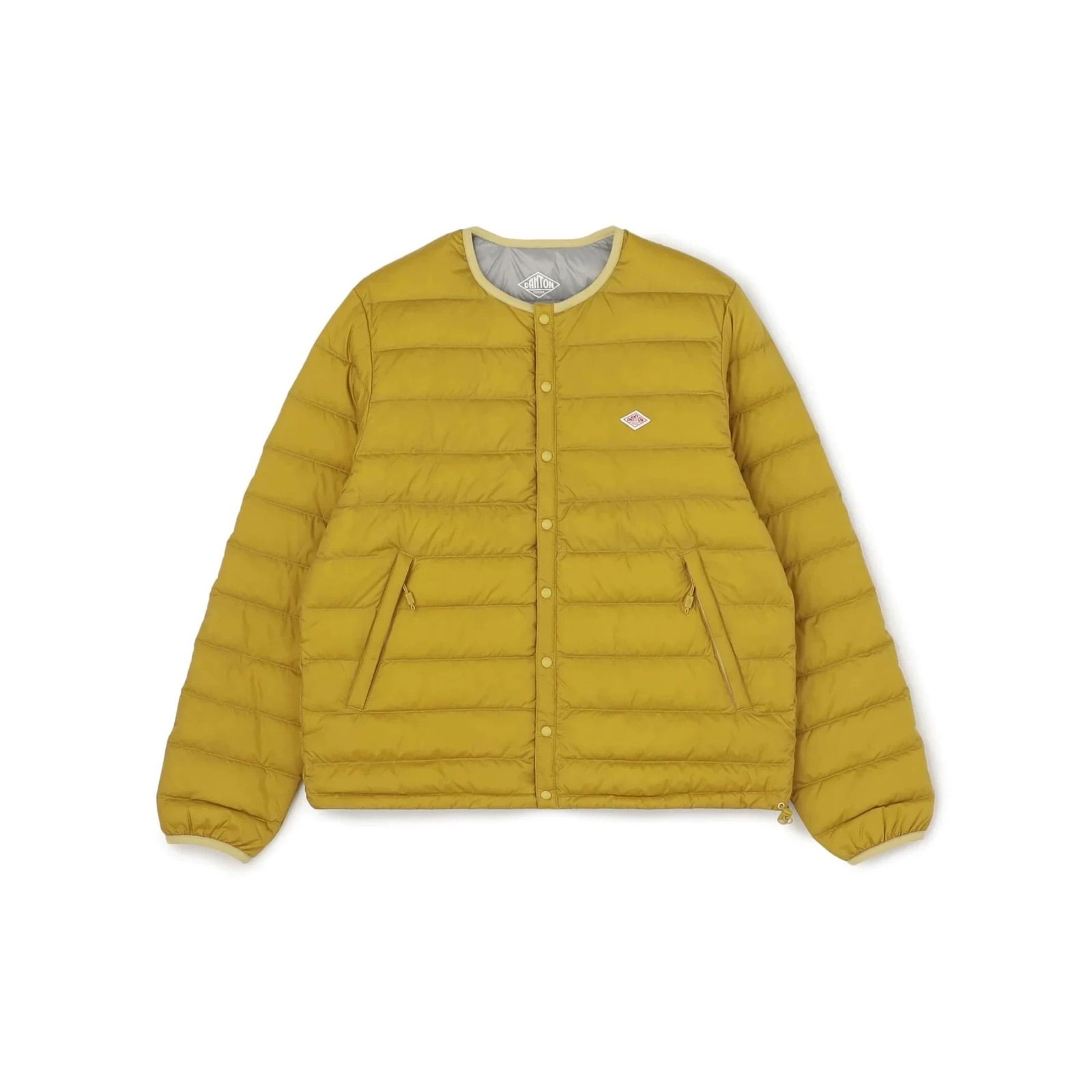 DANTON/ダントン] ナイロンタフタ ノーカラーインナーダウンジャケット