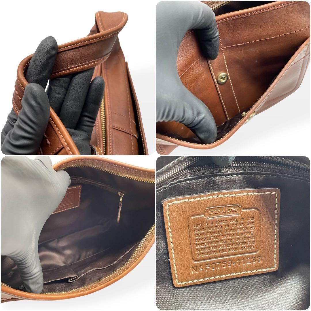 美品 COACH コーチ ホーボー ハーフムーン ワンショルダー11283 - メルカリ