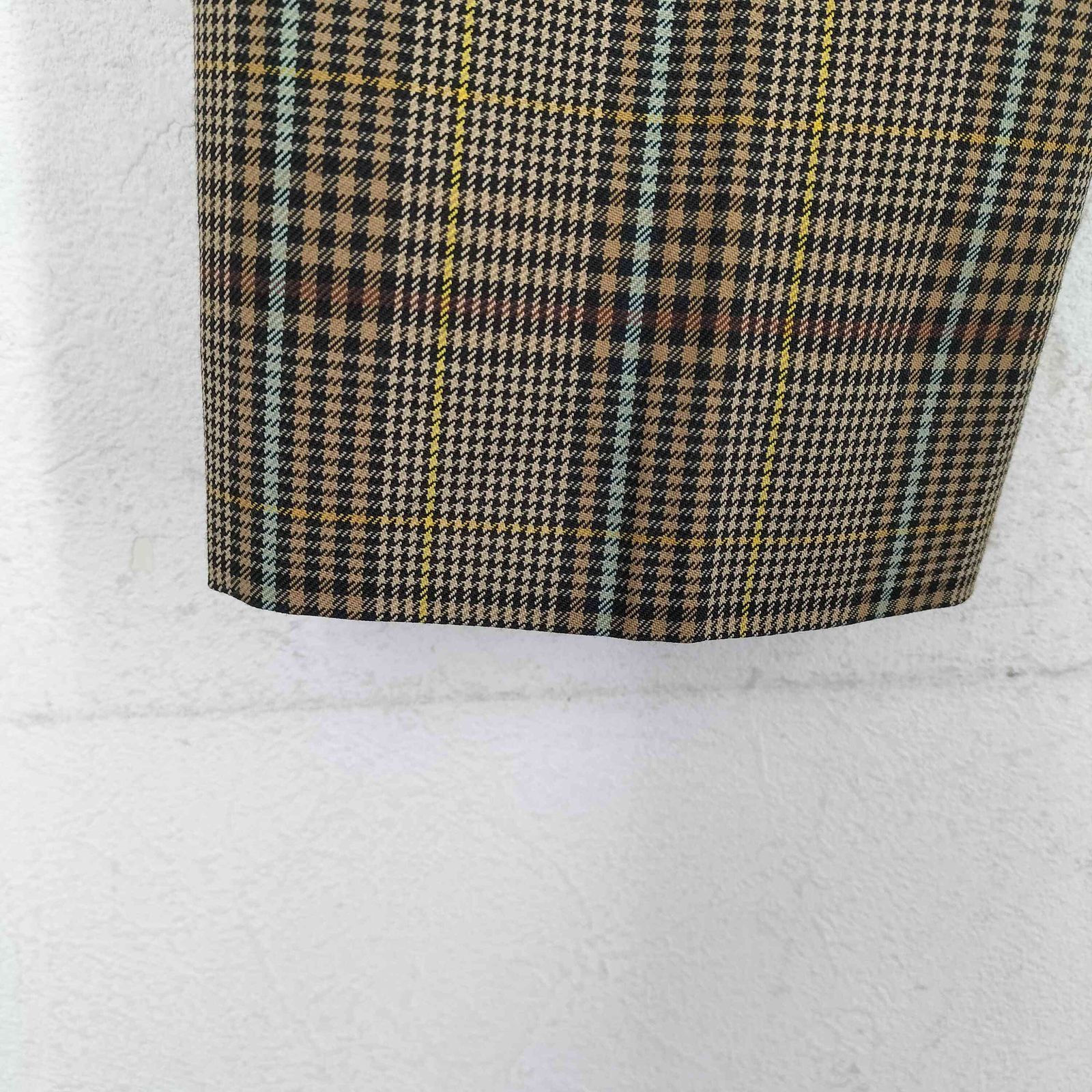 HELMUT LANG(ヘルムートラング) チェック柄ウールイージースラックス メンズ  M【中古】【ブランド古着バズストア】 ヘルムートラング HELMUT LANG チェック柄ウールイージースラックス