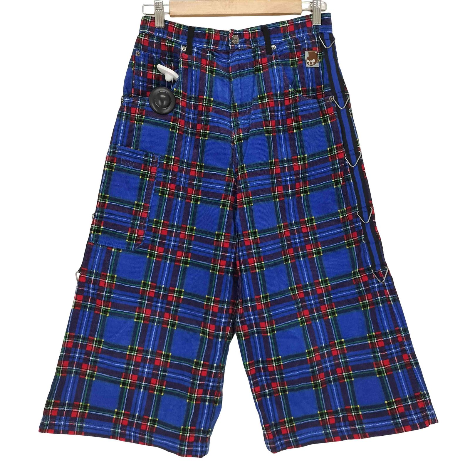 USED古着(ユーズドフルギ) {{stuka}} チェックバギーパンツ import メンズ  SIZE:30/INSEAM:19【中古】【ブランド古着バズストア】 ユーズドフルギ USED古着 チェックバギーパンツ import メンズ SIZE:30