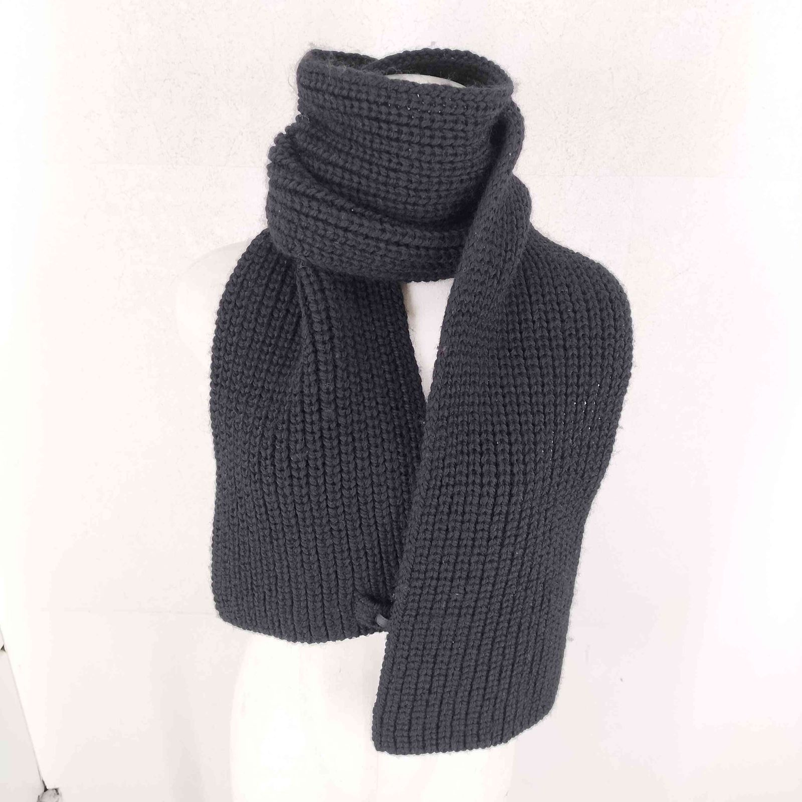 プラダ PRADA ウールニットマフラー メンズ 表記無 - メルカリ