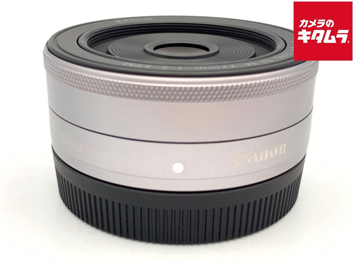 中古】 【良品】 キヤノン EF-M22mm F2 STM シルバー - メルカリ