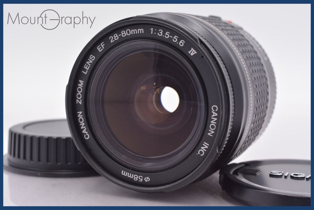 CANON キヤノン EF 28-80mm （ジャンク品） ☆ジャンク特価☆ キヤノン Canon EF 28-80mm F3.5-5.6 IV USM 前後