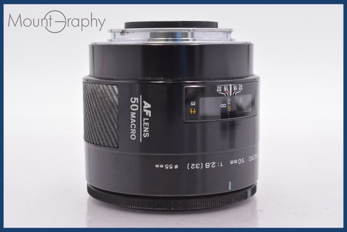 ☆極上美品☆ ミノルタ MINOLTA AF MACRO 50mm F2.8 前後キャップ