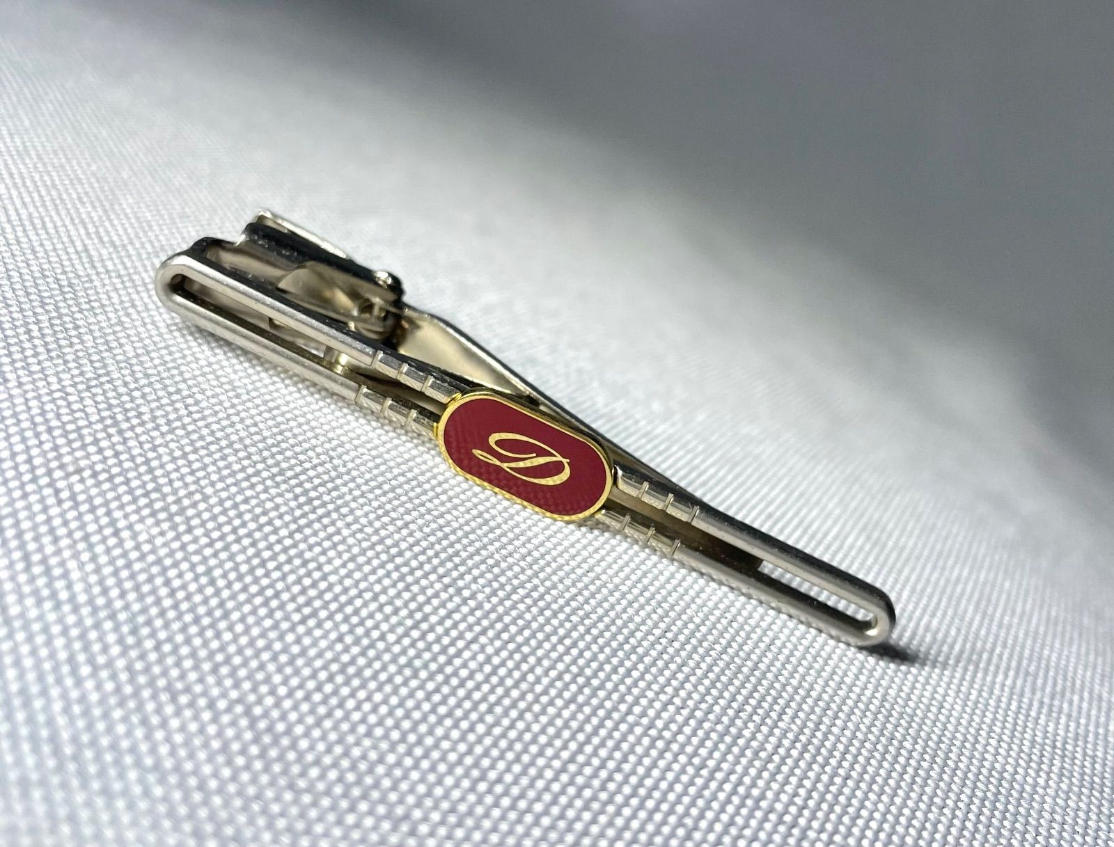 S.T.Dupont デュポン Dロゴ くり抜きデザイン レッド&ゴールド