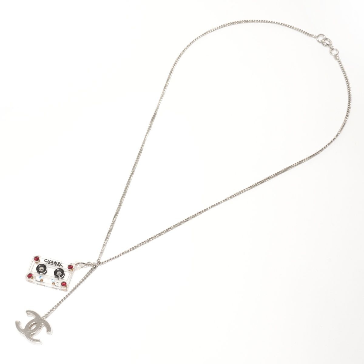 CHANEL シャネル ネックレス 04P 2004 ココマーク カセットテープ