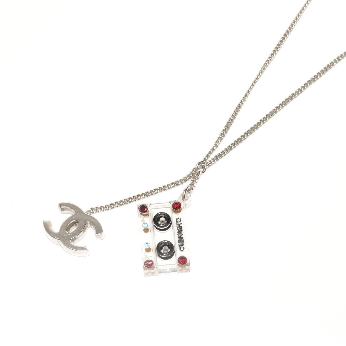 CHANEL シャネル ネックレス 04P 2004 ココマーク カセットテープ 