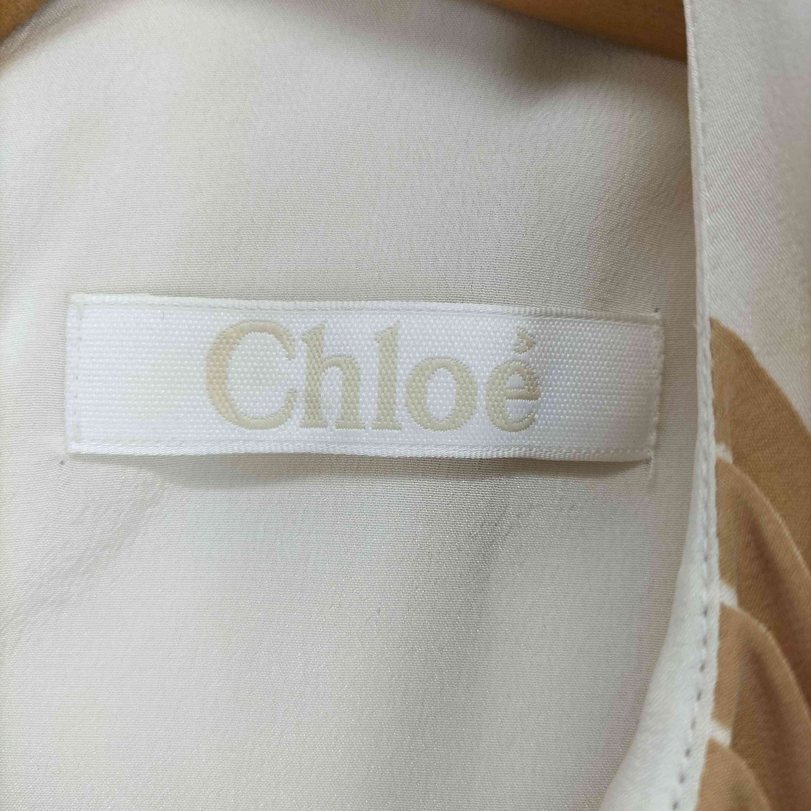 クロエ Chloe プリーツデザインシルクチュニック PURE SILK レディース