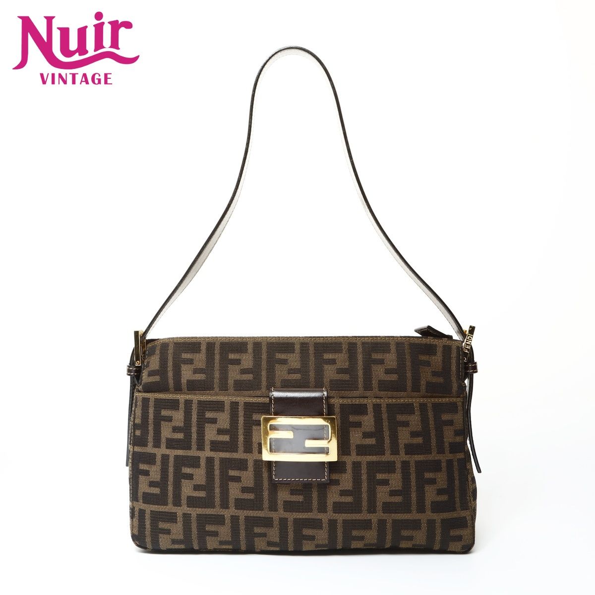 FENDI フェンディ ショルダーバッグ ズッカ キャンバス マンマ