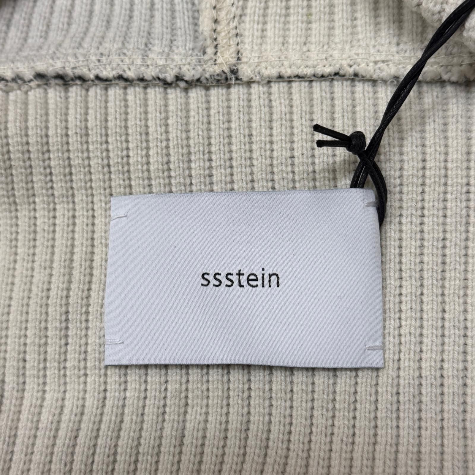 参考上代57,200円 stein(ssstein) DISCOLORATION RIB KNIT ZIP HOODIE 