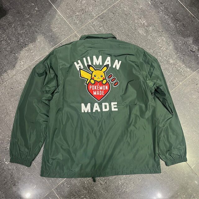 緑M POKEMON MADE COACH JACKET ポケモン ピカチュウ 緑XL POKEMON MADE COACH JACKET ポケモン ピカチュウ 緑XL POKEMON