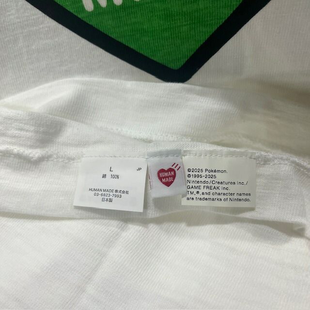 HUMAN MADE 25aw x POKEMON MADE GRAPHIC T-SHIRT SIZE-L XX30TE006