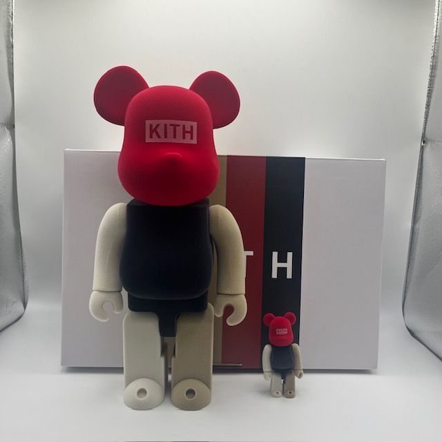 MEDICOM TOY BE@RBRICK KITH PYRE 100%&400% メディコムトイ ベア
