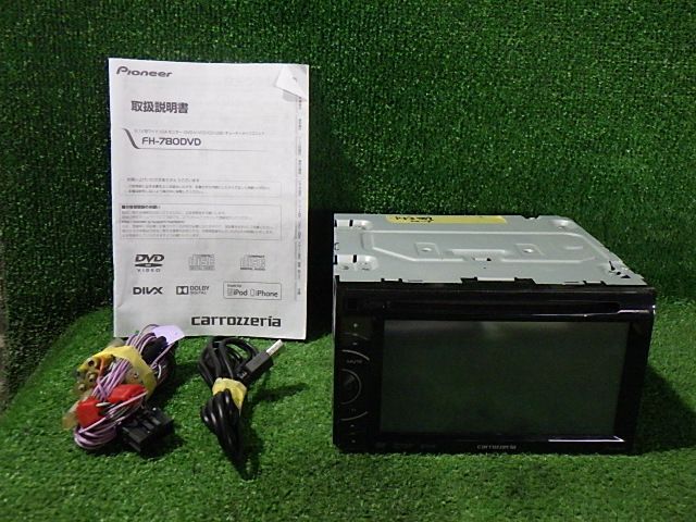 D 233 3 カロッツェリア FH 780 DVD 2 DIN CD USB 取説セット