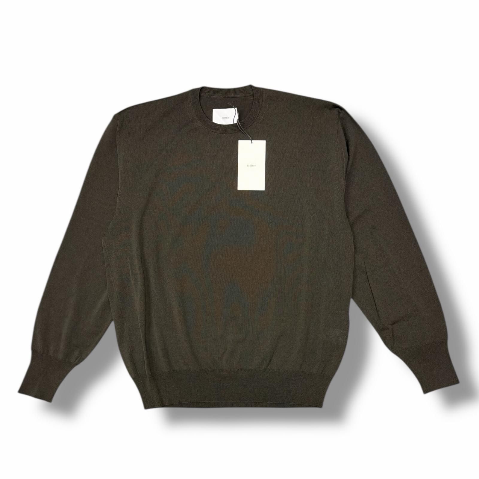 参考上代39,600円 未使用 stein(ssstein) 24AW WOOL SILK KNIT CREW 