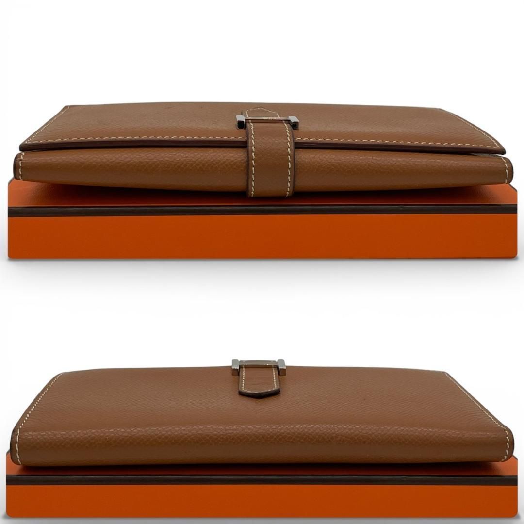 超極美品】エルメス HERMES 三つ折り長財布 ベアン デュプリ ヴォー